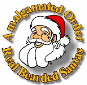 The Amalgamated Order of Real Bearded Santas Logo