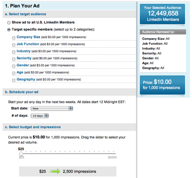 Plan Your LinkedIn Ad