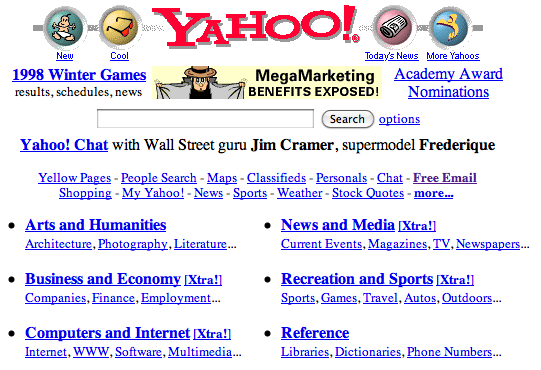 Yahoo Circa 1998
